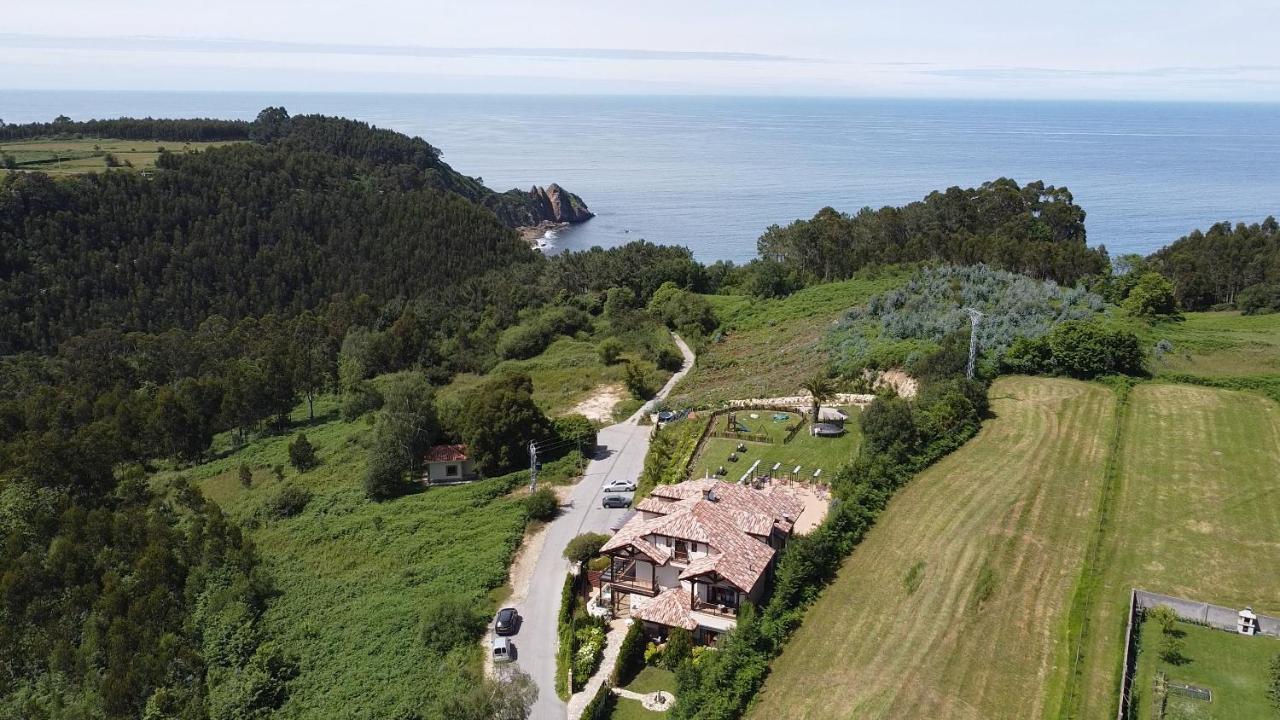 Hotel Rural Playa De Aguilar Muros de Nalón Exteriör bild
